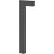 Atlantis 120v/277v 8 watt Satin Black Bollard