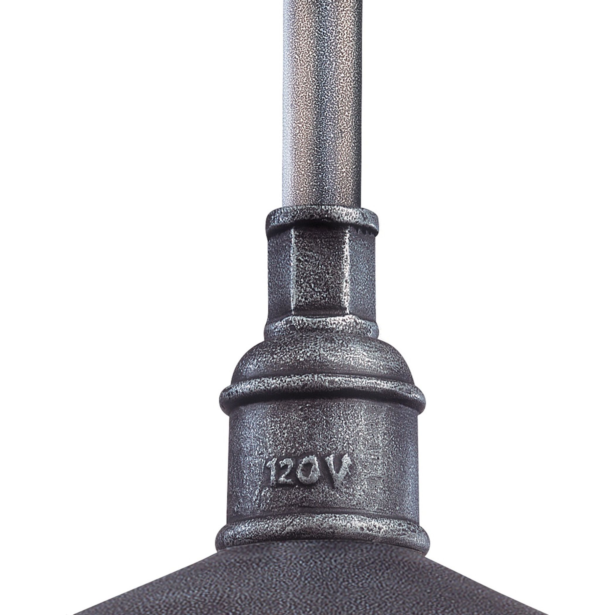 Toledo 1 Light 14 inch Old Silver Outdoor Pendant