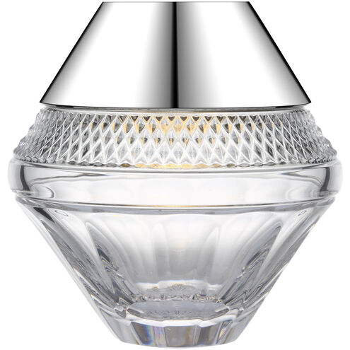 Waterford Copper Coast 5 inch 1.00 watt Polished Nickel Rechargeable Accent Lamp Portable Light
