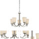 Laguna 5 Light 23 inch Brushed Nickel Chandelier Ceiling Light