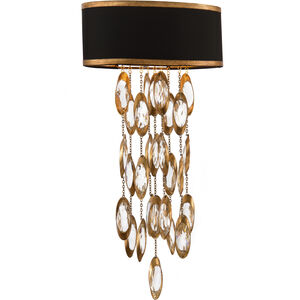 Leah 2 Light 12 inch Black Wall Sconce Wall Light