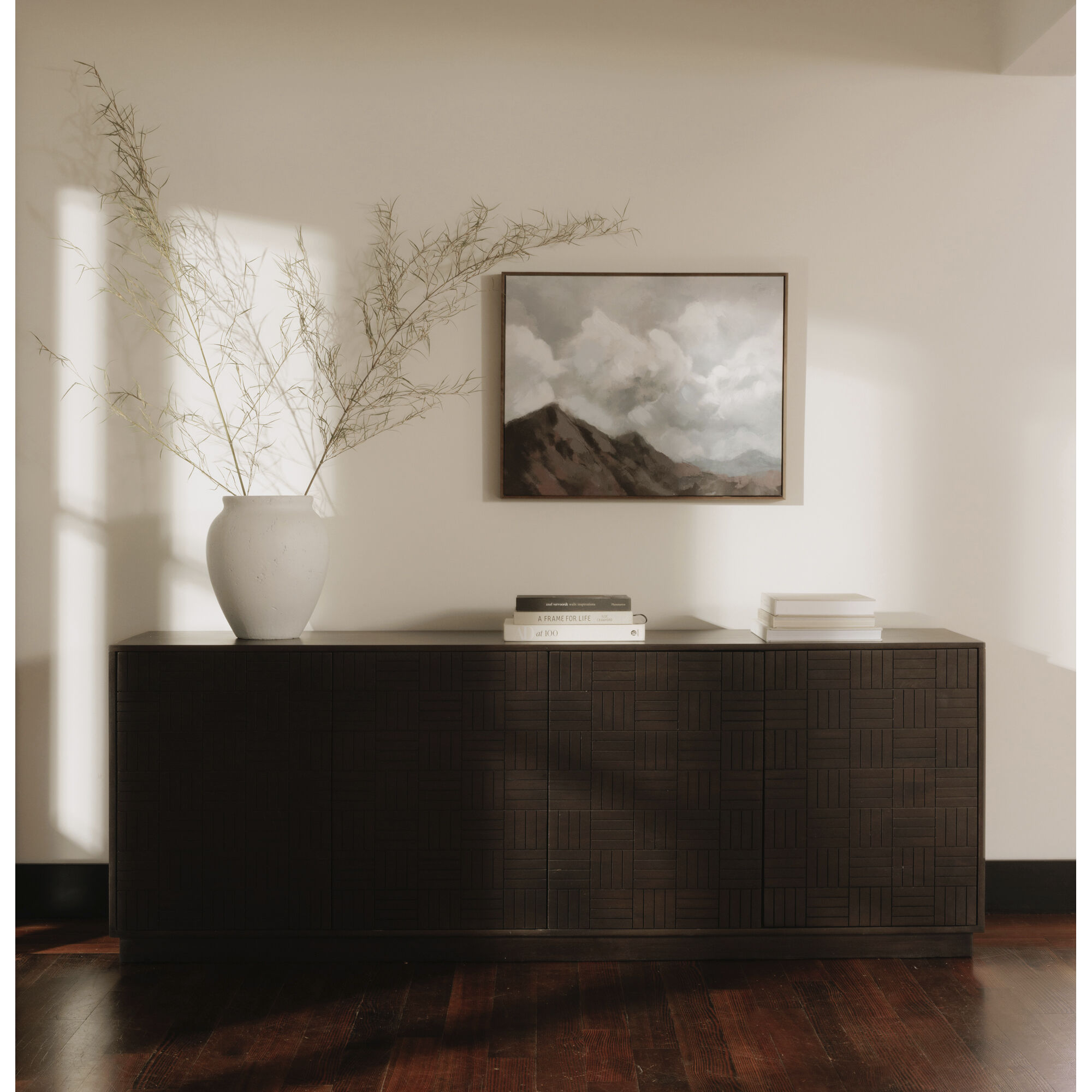 Denman 81 X 18.75 inch Brown Sideboard, 4 Door