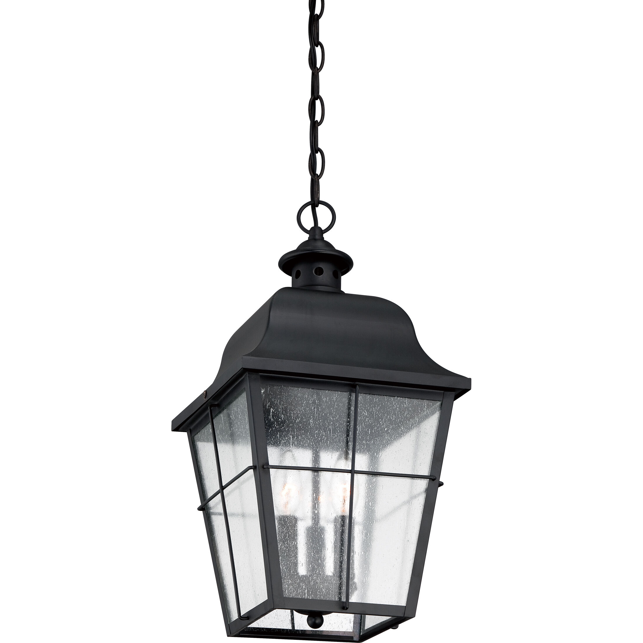 Millhouse 3 Light 10 inch Mystic Black Outdoor Hanging Lantern