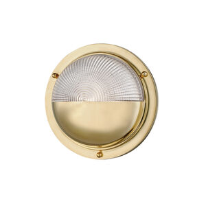 Hughes LED 10.5 inch Aged Brass Wall Sconce Wall Light