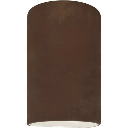 Ambiance Wall Sconce Wall Light in Real Rust, Incandescent, Large