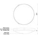 Floyd LED 13 inch Brushed Gold Flush Mount Ceiling Light