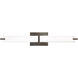 Sean Lavin Metro LED 25.8 inch Antique Bronze Bath Light Wall Light in LED 90 CRI 2700K 277V, White Acrylic, Integrated LED