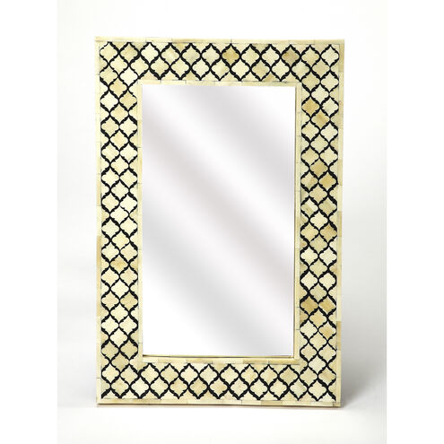 Bone Inlay Yasmin Bone Inlay 24 X 16 inch Black Bone Inlay Mirror