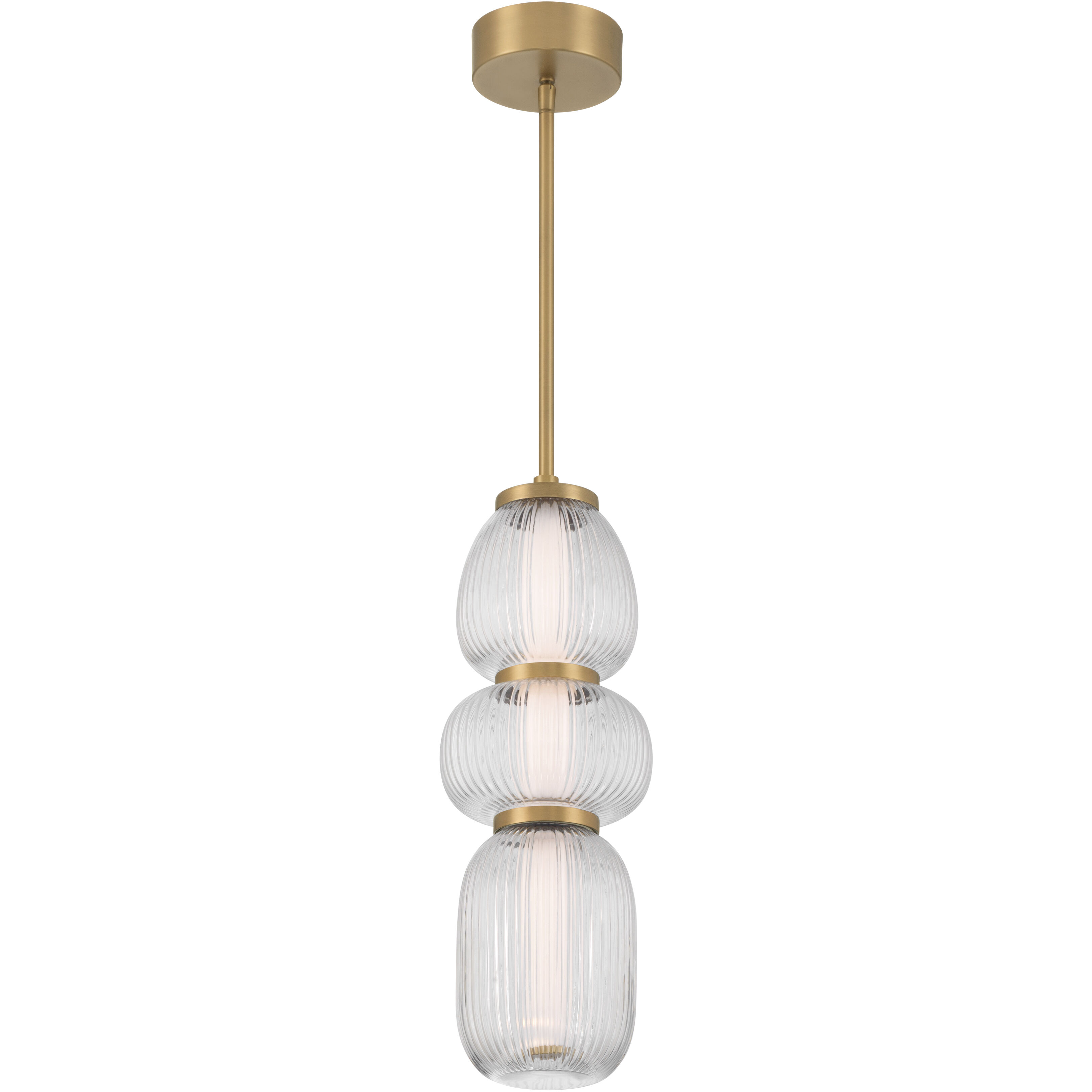Cordel LED 6.5 inch Legacy Brass Mini Pendant Ceiling Light