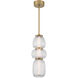 Cordel LED 6.5 inch Legacy Brass Mini Pendant Ceiling Light