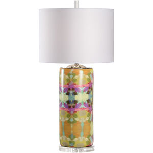 Laura Park Designs 35 inch 100 watt Multi Color Decal Table Lamp Portable Light