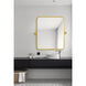 Everly 24 X 20 inch Gold Mirror