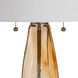 Scylla 34 inch 100 watt Amber Luster and Antique Brass Table Lamp Portable Light