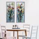 Florals Collection 36 X 14 inch Non-Glass Framed Art