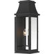 Talburn 2 Light 19.75 inch Sand Coal Black Outdoor Wall Lantern