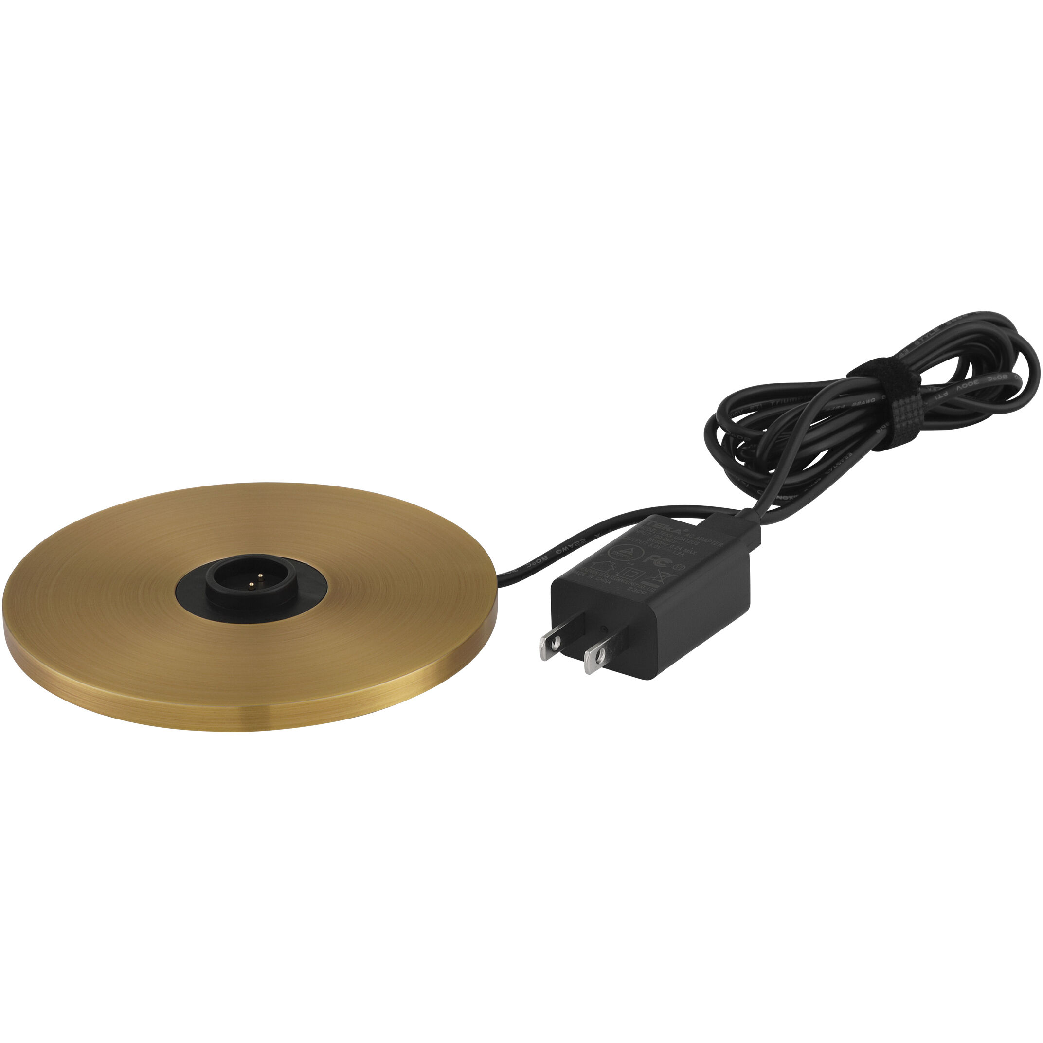 Traipse 18 inch 1.5 watt Brass Cordless Table Lamp Portable Light