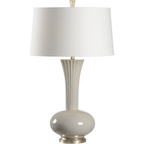 Wildwood 34 inch 100 watt Gray Glaze Table Lamp Portable Light