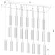 Beau 23 Light 54 inch Rubbed Brass Linear Chandelier Ceiling Light
