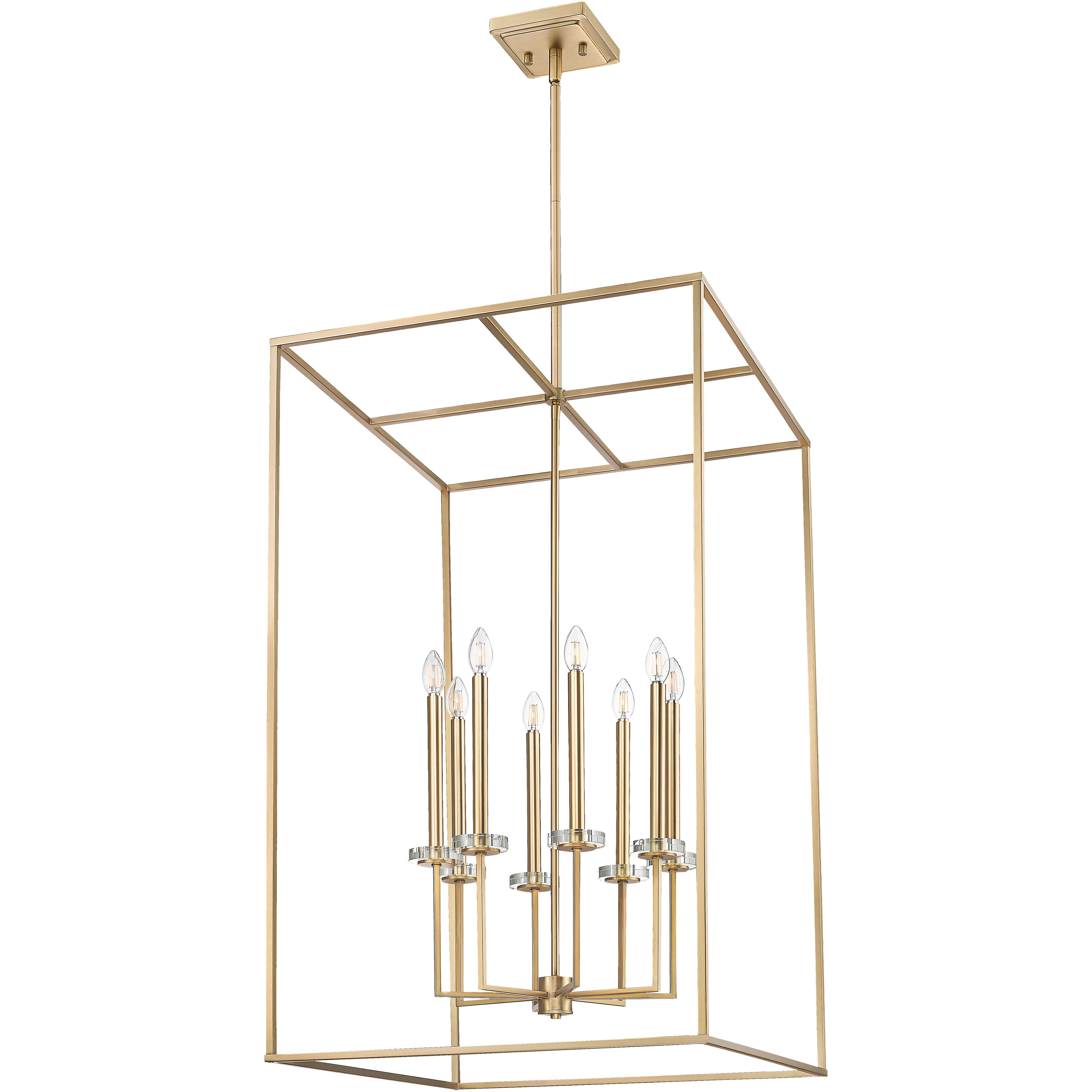 Gaultier 8 Light 24 inch Mondern Gold Chandelier Ceiling Light in Modern Gold
