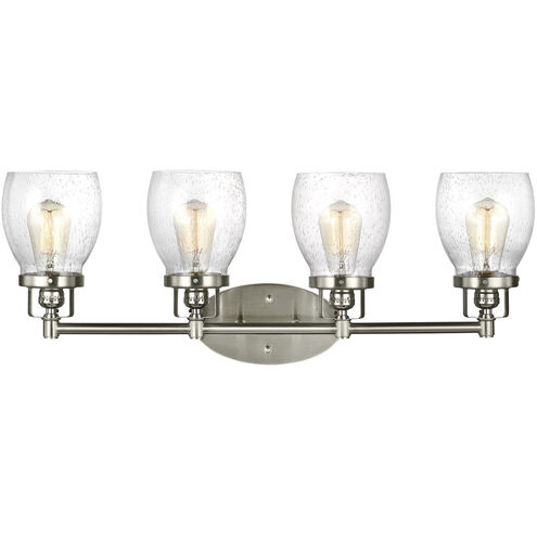 Belton 4 Light 28.75 inch Brushed Nickel Wall Bath Fixture Wall Light