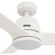 Malden 52 inch Matte White Ceiling Fan