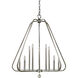 Triangulum 10 Light 38 inch Matte Black Foyer Chandelier Ceiling Light