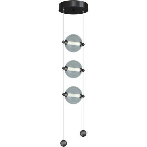 Abacus LED 8.8 inch Ink Pendant Ceiling Light in Cool Grey