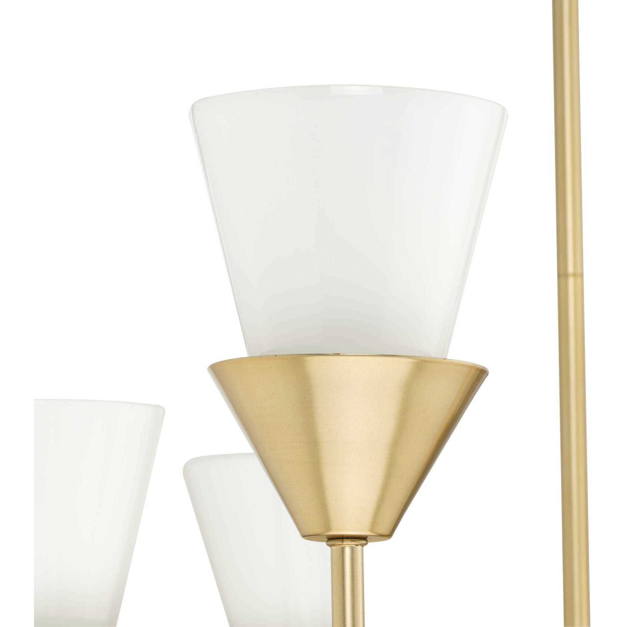 Pinellas 6 Light 30 inch Soft Gold Chandelier Ceiling Light, Design Series