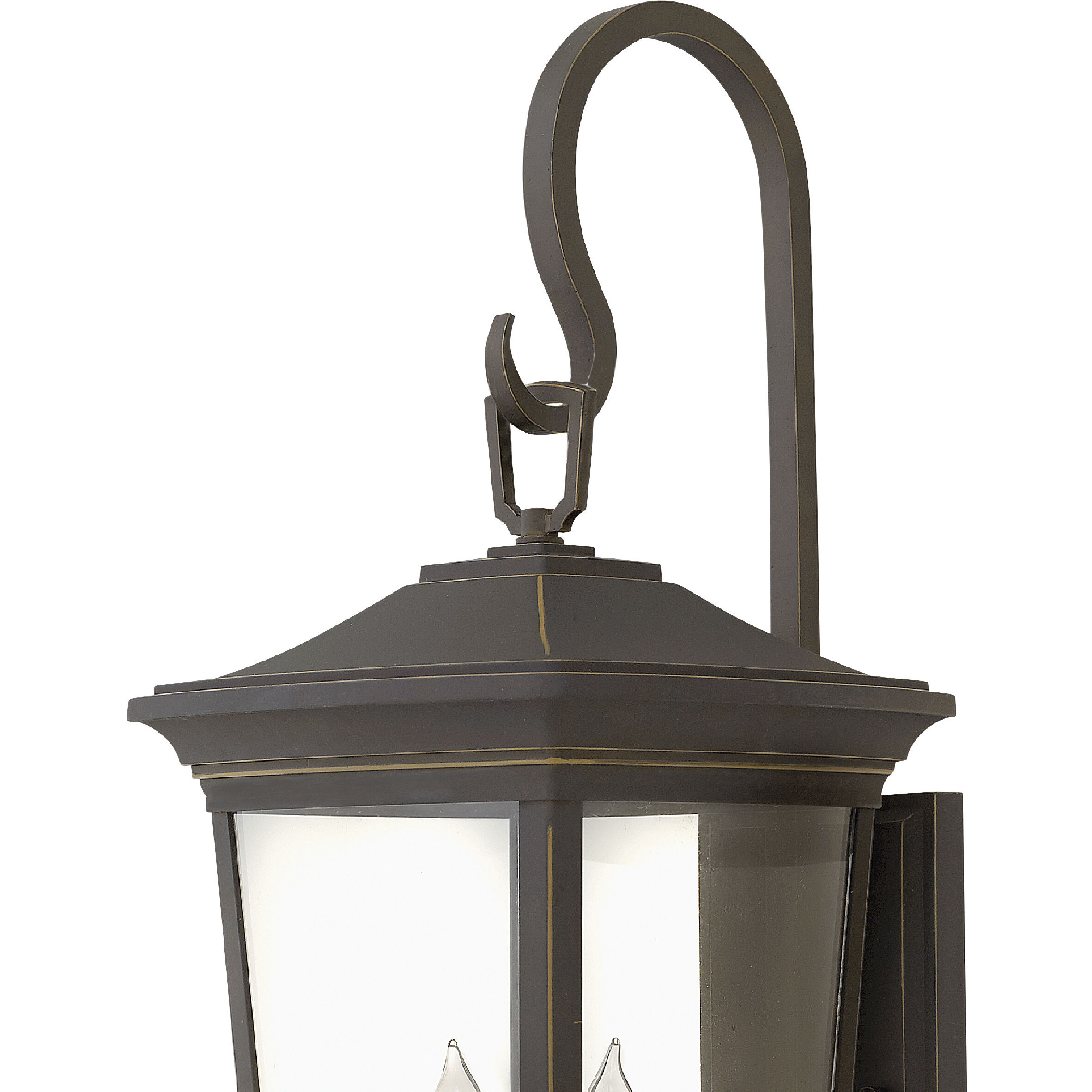 Bromley Outdoor Wall Mount Lantern in Oil Rubbed Bronze, Non-LED, Medium
