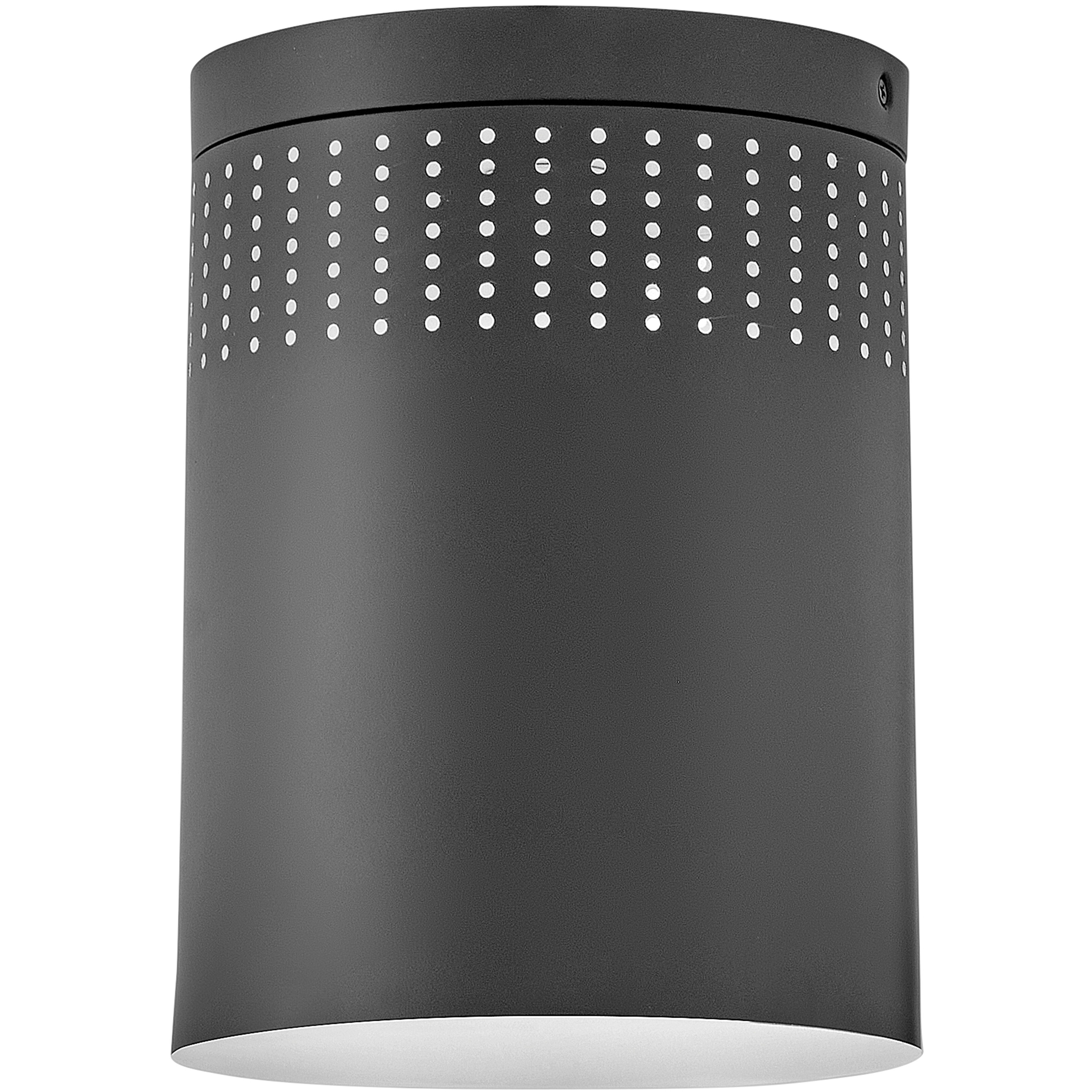 Casey 1 Light 7.5 inch Black Flush Mount Ceiling Light