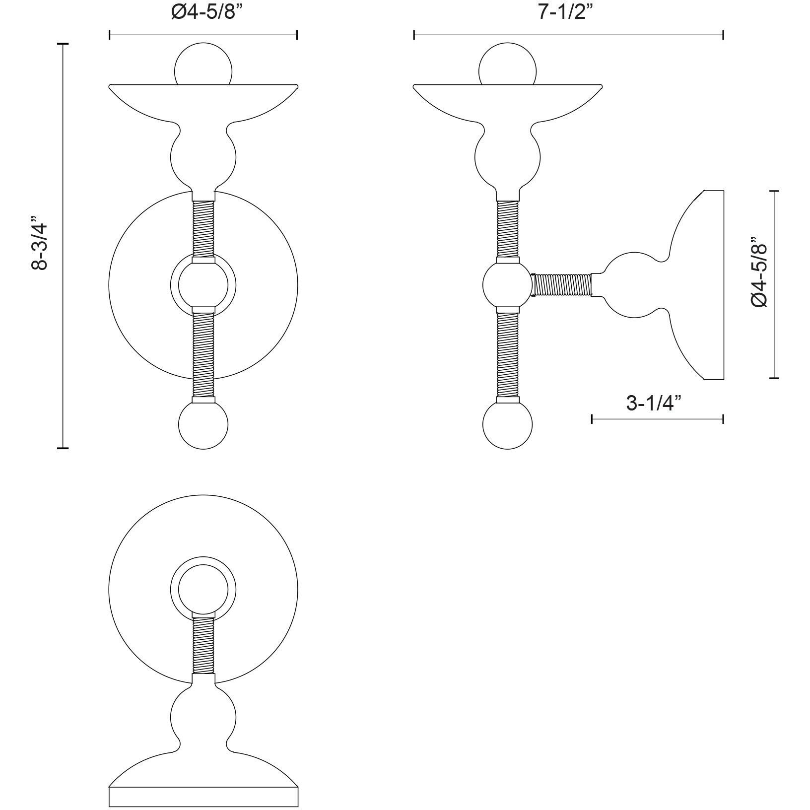 Nadine Wall/Vanity Light Wall Light in Matte White and Cotton