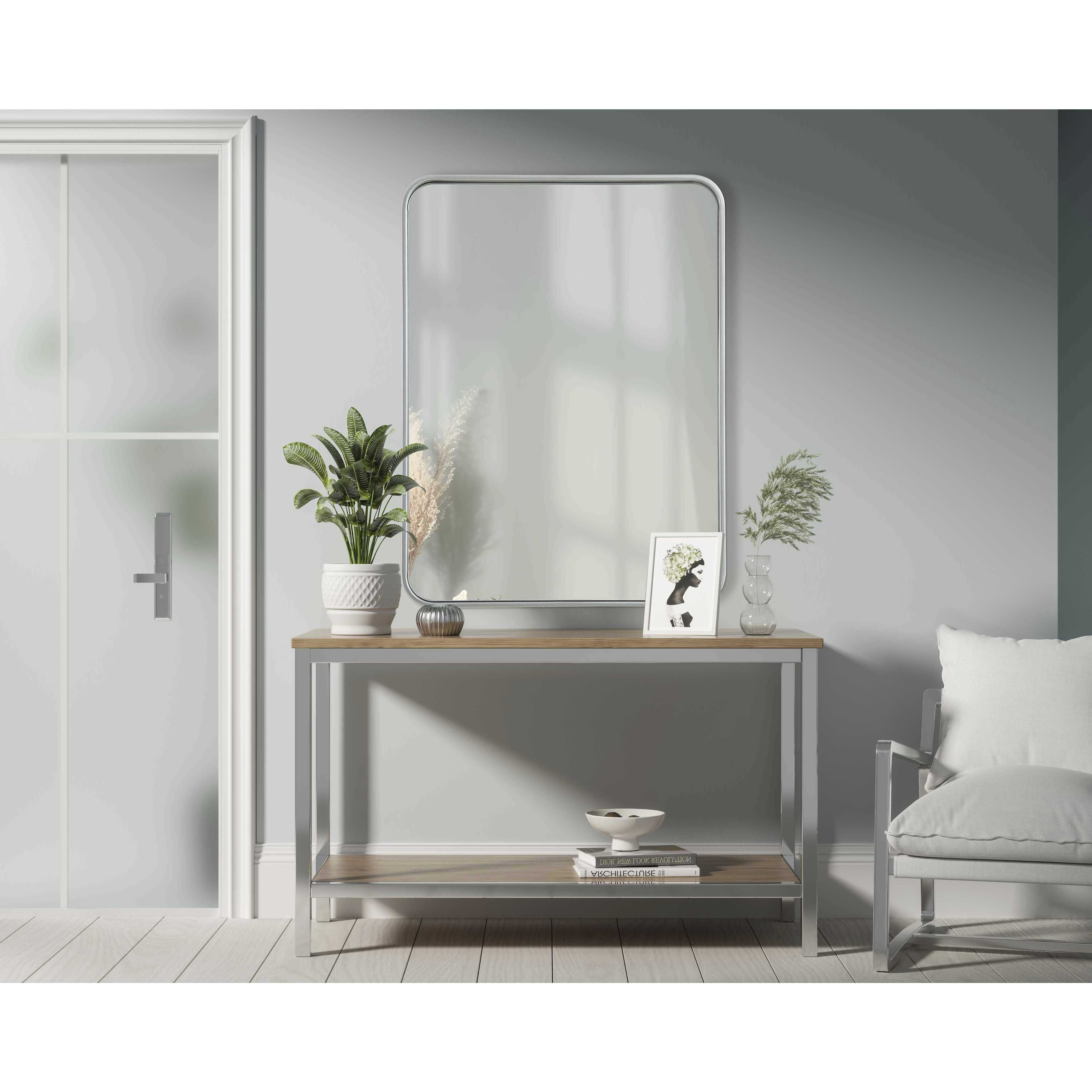 Remy 32 X 24 inch Silver Mirror