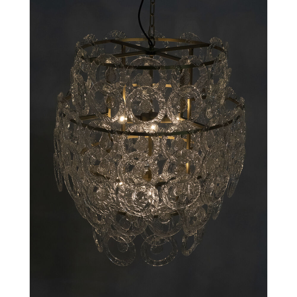 Quebec 6 Light 26 inch Antique Brass Chandelier Ceiling Light