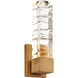 Juliet Wall Sconce Wall Light in Aged Brass
