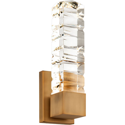Juliet Wall Sconce Wall Light in Aged Brass