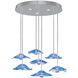 Embark 10 Light 43 inch Silver Pendant Ceiling Light
