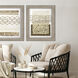 Dynamic Brown and Beige and Neutral and White Framed Art