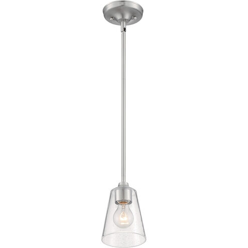 Bransel 1 Light 5 inch Brushed Nickel Pendant Ceiling Light