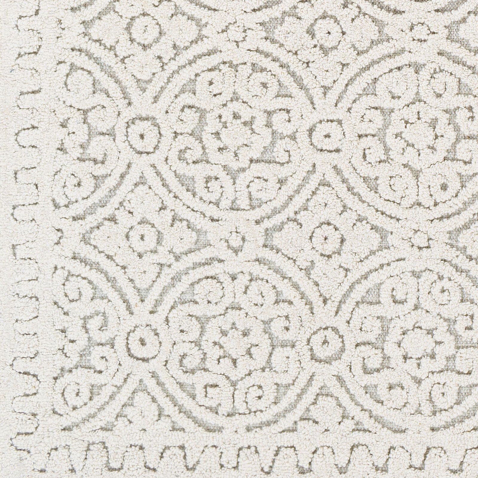 Oakland 36 X 24 inch Cream Rug in 2 x 3, Rectangle