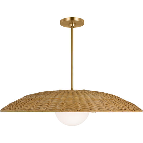 kate spade new york Mari 1 Light 31.63 inch Burnished Brass Pendant Ceiling Light