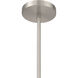 Coralyn 1 Light 13.25 inch Brushed Nickel Pendant Ceiling Light