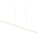 Vega Minor LED 60 inch White Linear Pendant Ceiling Light