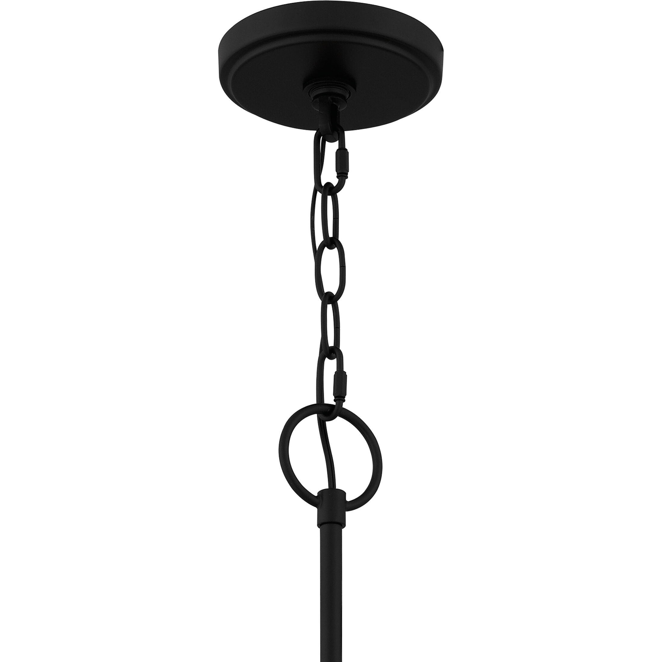Hillside 9 Light 31.75 inch Matte Black Chandelier Ceiling Light
