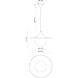 Alora Mood Fuji 1 Light 15.75 inch Brushed Gold Pendant Ceiling Light