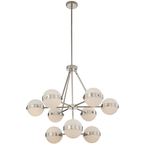 Tacoma LED 33 inch Polished Nickel Chandelier Ceiling Light