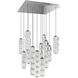 Signature Verve LED 20 inch Stainless Steel Multi-Light Pendant Ceiling Light