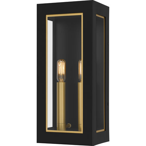 Bourbon Outdoor Wall Lantern, Medium