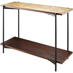 Judith 42 X 14 inch Top: Brown; Base: Gray Console Table