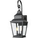 Raphael 2 Light 23.75 inch Sand Black Outdoor Wall Light in Soft Sand Black