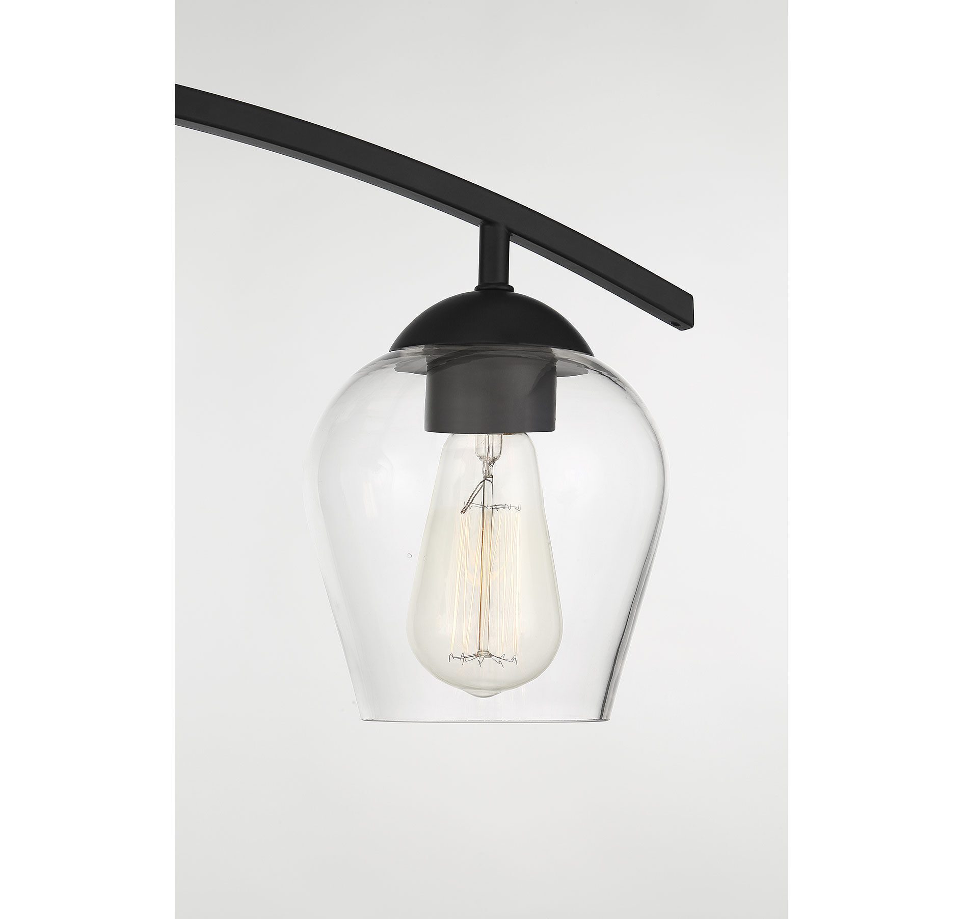 Transitional 3 Light 24 inch Matte Black Bathroom Vanity Light Wall Light